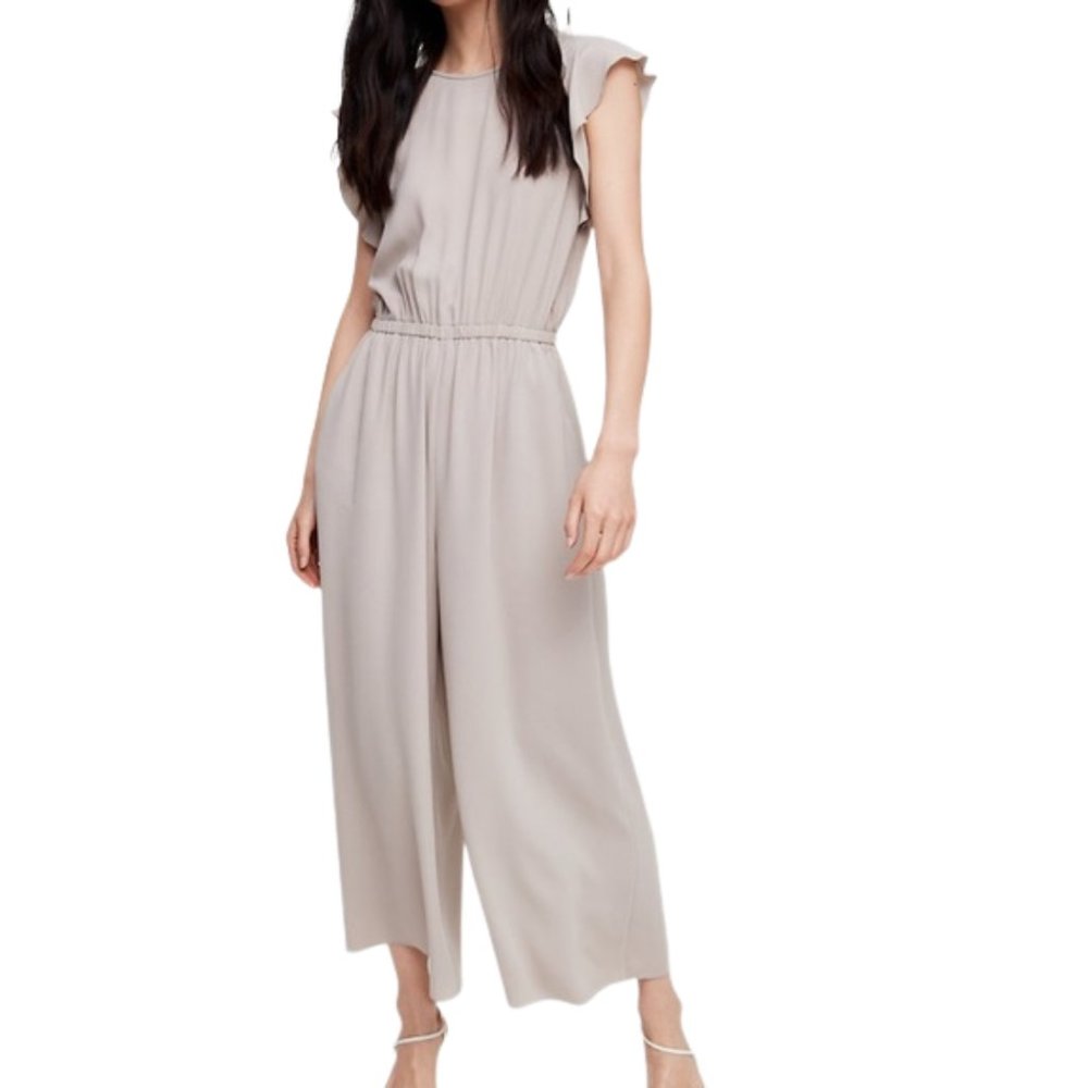 NWOT Aritzia Wilfred Crepe Fleurette Jumpsuit